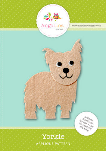 Yorkie Applique Template