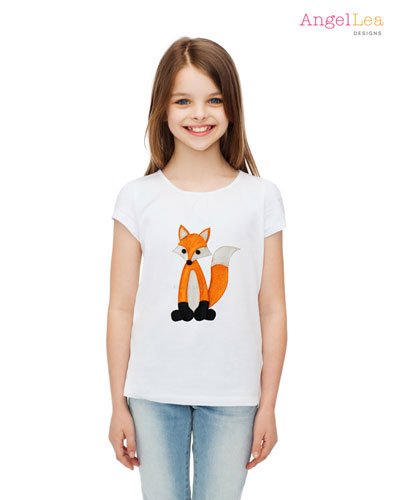 Fox Applique Template