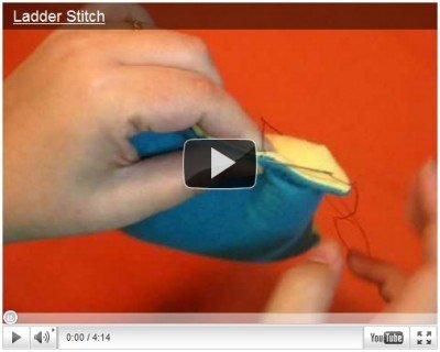 Ladder Stitch Demo Video